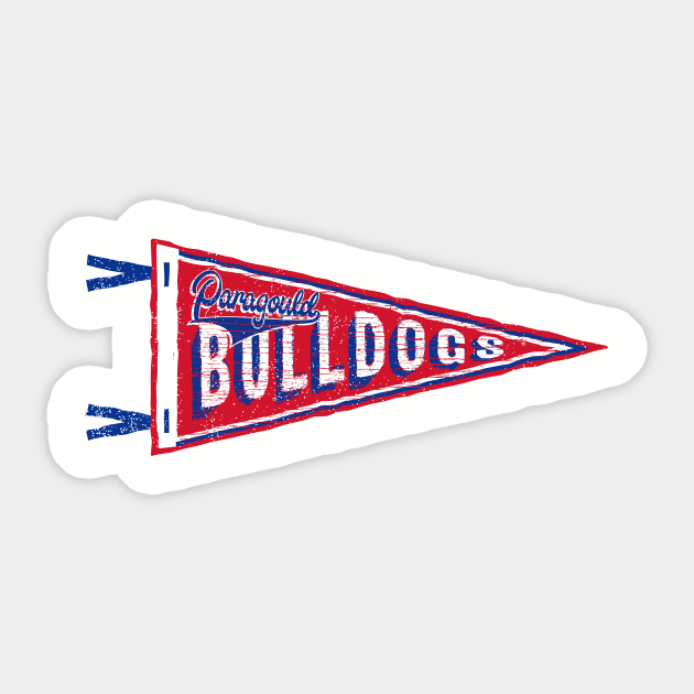 Paragould Bulldogs Pennant Sticker by rt-shirts